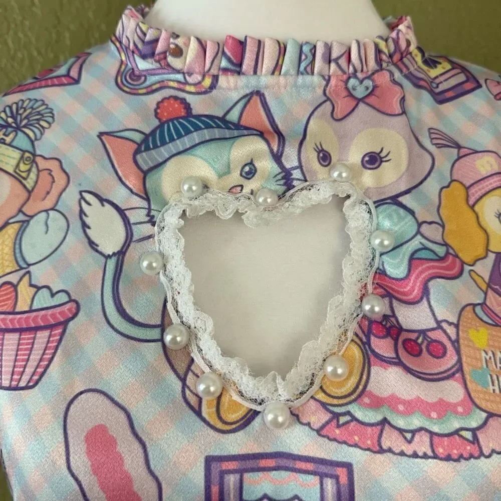 Fairy Kei Pastel Dress Macaron Hombeth Indie Brand Japan Harajuku Kawaii Small